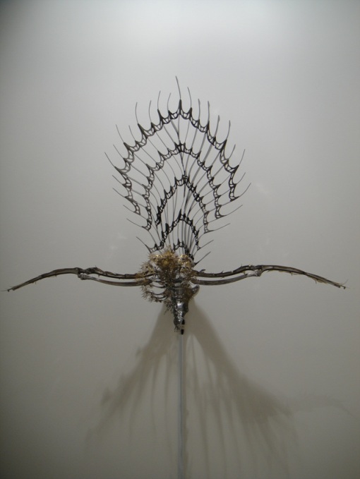 U Ram Choe, 'Winged Tree of God', metalic material, machinery, electronic devices, 79 x 112 x 46cm, 2011